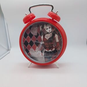 Harley Quinn Vintage Style Red Alarm Clock